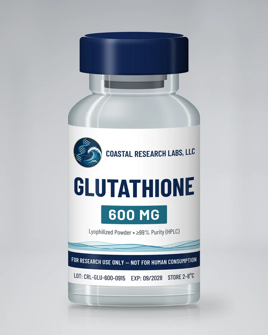 Glutathione research vial
