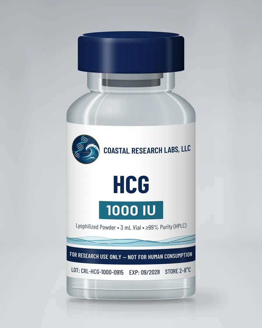 HCG research vial