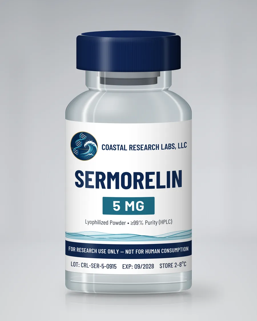 Sermorelin research vial