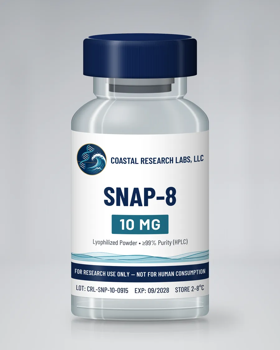 Snap-8 research vial